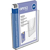 OPUS 2 350077 - Porta-folletos de pared- Plástico sólido- para A4